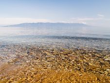 Clear Water Of Baikal Royalty Free Stock Photos