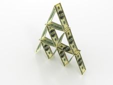 Dollars House Royalty Free Stock Images