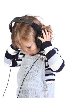 Girl Listening Music Royalty Free Stock Photo Girl Listening Music Royalty Free Stock Photo