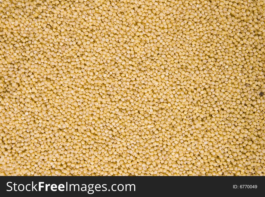 Background Of Yellow Millet