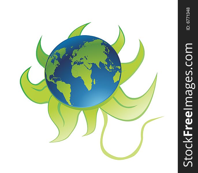 Earth planet design vector illustration