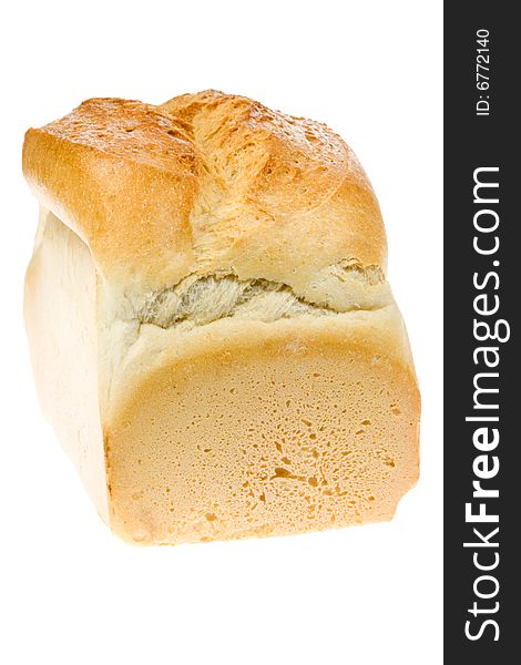 Wheat bread on a white background. Wheat bread on a white background.