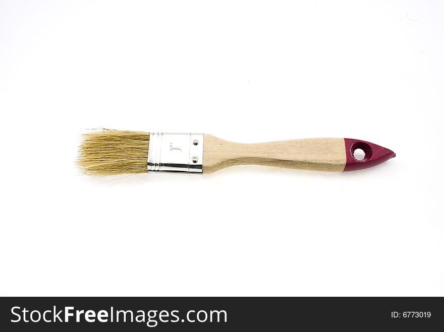 A paint brush with white background