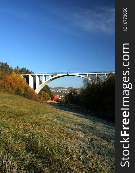 Bridge over the huge valley