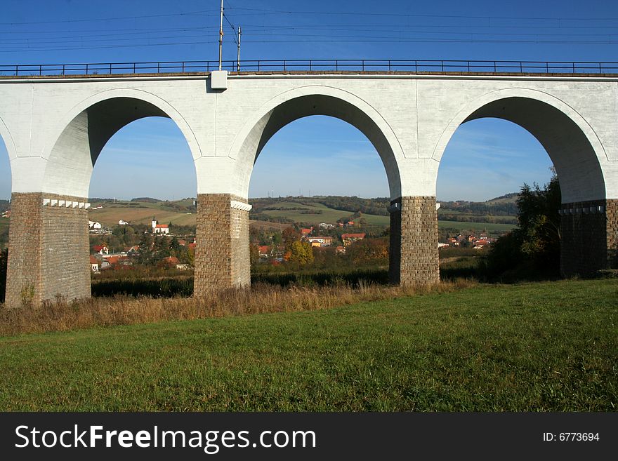 Bridge over the huge valley