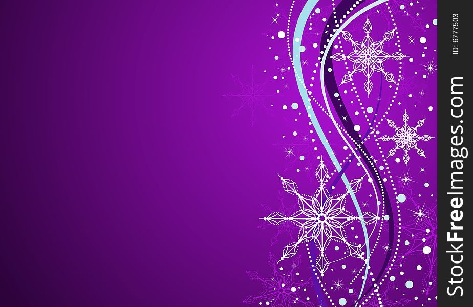 Abstract Christmas background. Vector Illustration.