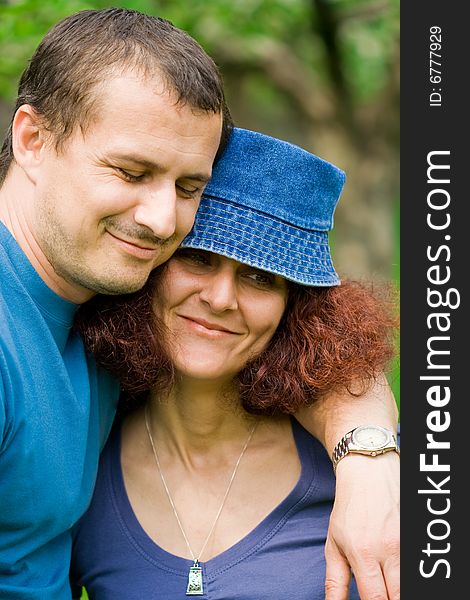 Portrait of a beautiful young couple laughing. Portrait of a beautiful young couple laughing