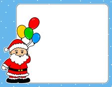 Santa Claus Christmas Border Stock Photo Santa Claus Christmas Border Stock Photo