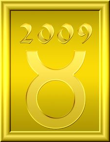 Taurus Gold Royalty Free Stock Image