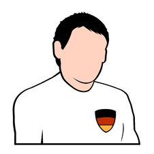 German Football Player Royalty Free Stock Image German Football Player Royalty Free Stock Image