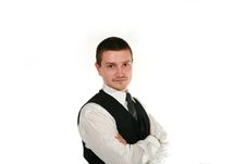 Young Man In Vest Stock Images Young Man In Vest Stock Images