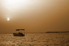 Dubai Beach Sunset Royalty Free Stock Photo Dubai Beach Sunset Royalty Free Stock Photo