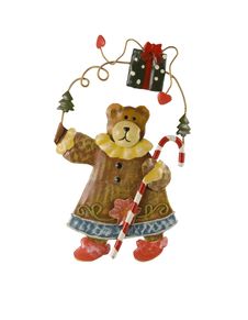 Christmas Teddy Bear Stock Images