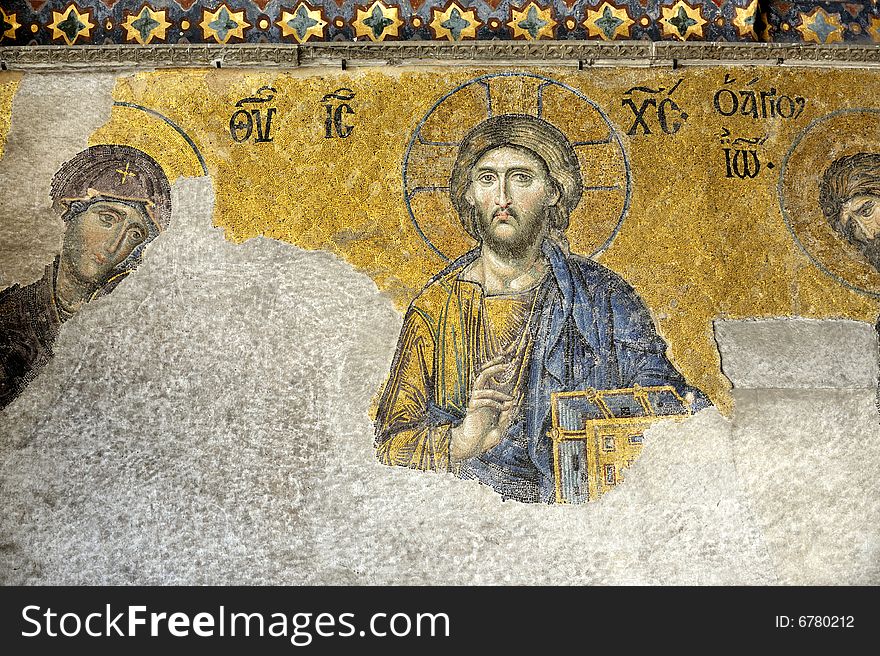 Deï¿½sis Mosaic, Hagia Sophia, Istanbul