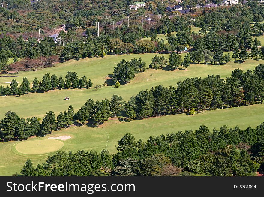Golf Course Aerial View 2