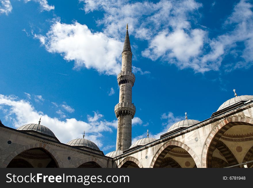 The bleu mosque is one of several mosques known as the Blue Mosque for the blue tiles adorning the walls of its interior. It was built between 1609 and 1616, during the rule of Ahmed I.