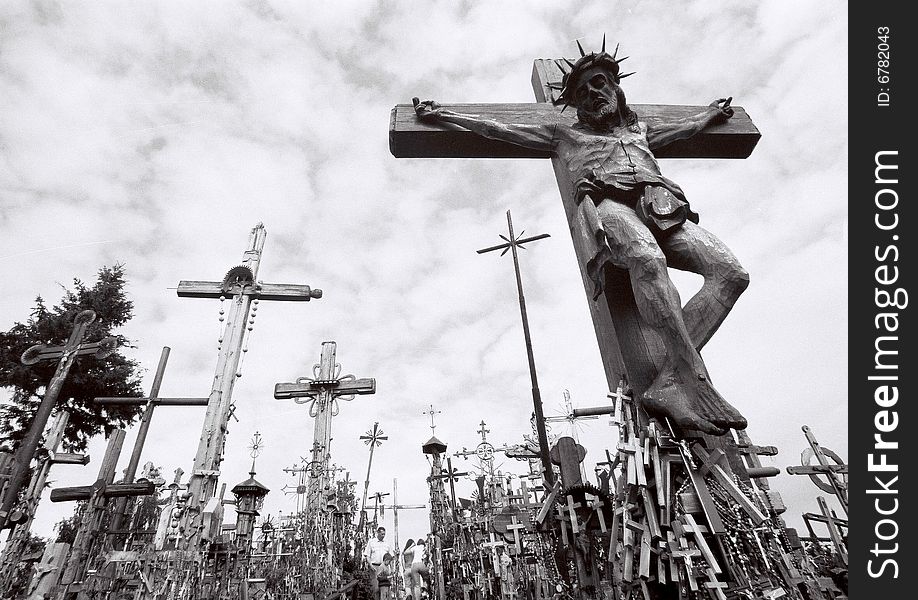 The Hill of Crosses is a site of pilgrimage about 12 km north of the city of Šiauliai, in northern Lithuania.