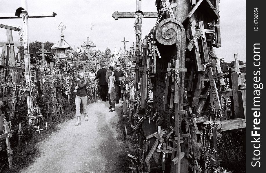 The Hill of Crosses is a site of pilgrimage about 12 km north of the city of Šiauliai, in northern Lithuania.