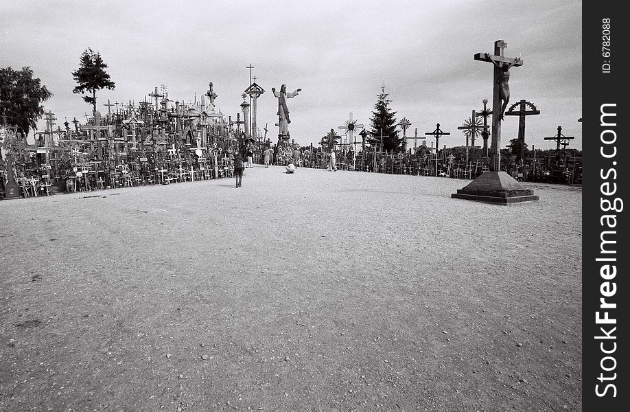 The Hill of Crosses is a site of pilgrimage about 12 km north of the city of Å iauliai, in northern Lithuania.