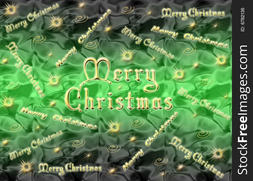 Christmas background green