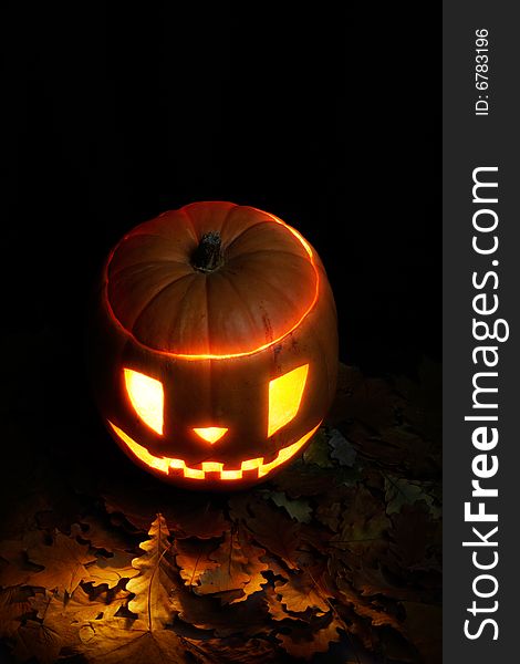 Halloween background: Jack o lantern. Halloween background: Jack o lantern.