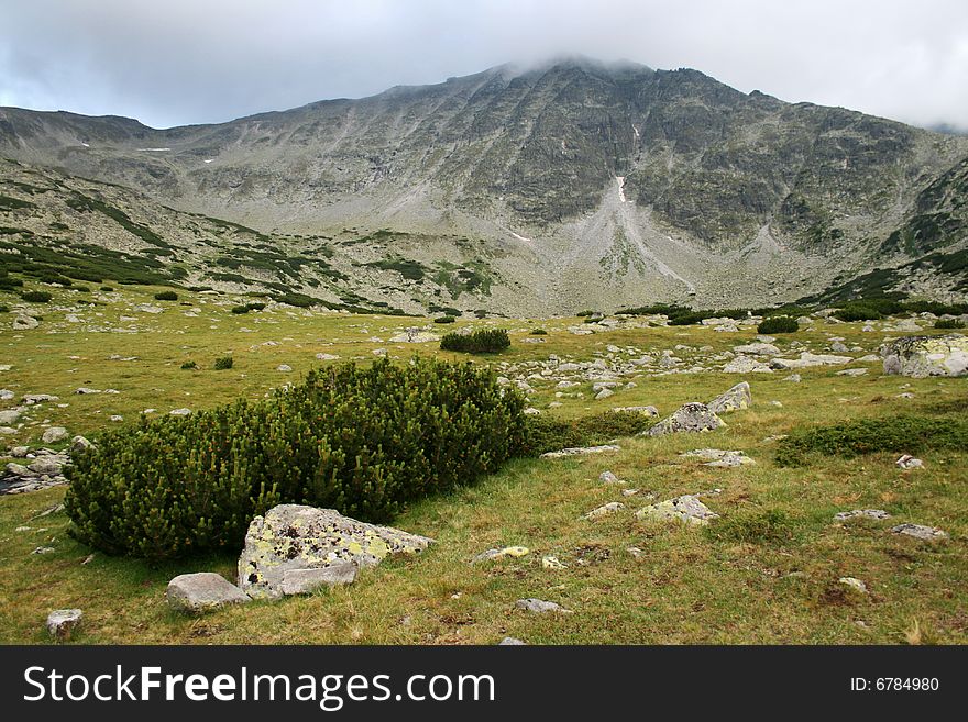 The Rila mountains in Bulgaria