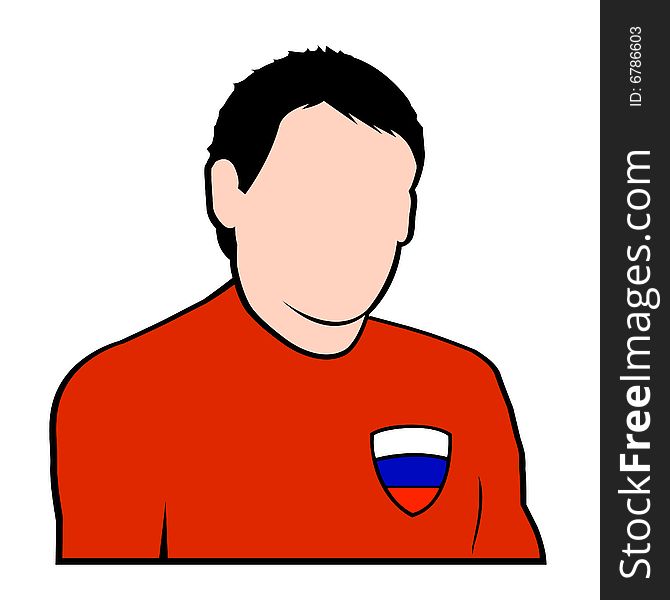 Russian Football Player