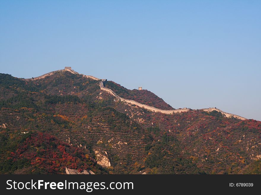 The Great Wall in china