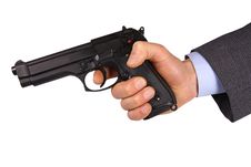 Hand Hold Pistol Stock Images Hand Hold Pistol Stock Images