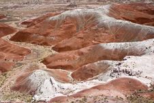 Red Badlands Royalty Free Stock Image Red Badlands Royalty Free Stock Image