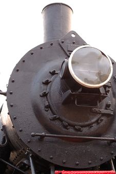 Old (retro) Steam Engine (locomotive). Royalty Free Stock Images Old (retro) Steam Engine (locomotive). Royalty Free Stock Images