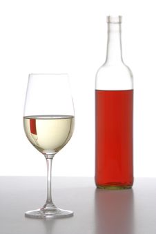 Two WIne Bottles Royalty Free Stock Photography Two WIne Bottles Royalty Free Stock Photography