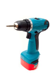 Drill Cordless Screwdriver. Royalty Free Stock Images Drill Cordless Screwdriver. Royalty Free Stock Images