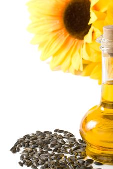 Sunflower And Vegetable Oil Stock Image Sunflower And Vegetable Oil Stock Image