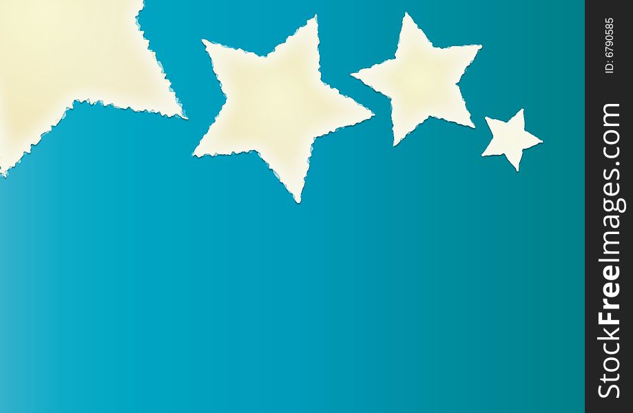Grungy stars background also