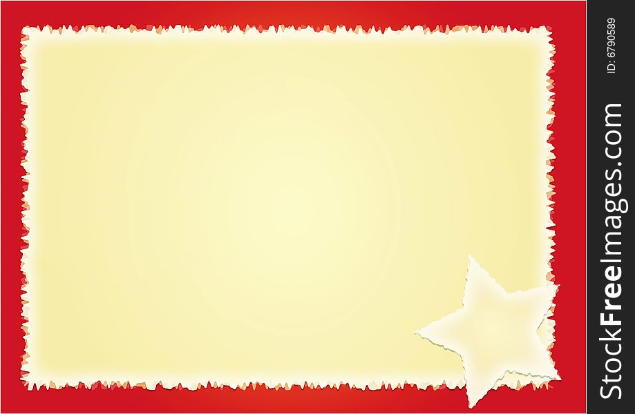 Grungy frame with star background also . Grungy frame with star background also