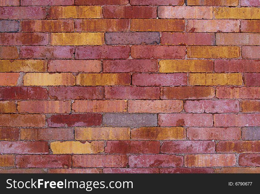 Colorful bricks pavement background texture. Colorful bricks pavement background texture