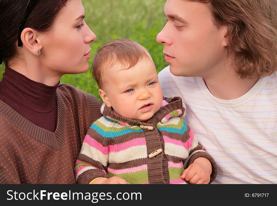 Parents And Baby Faces