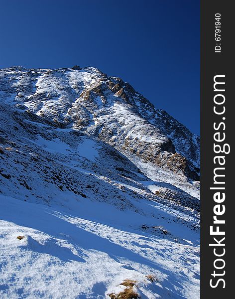 Carpathian Ridge In Romania