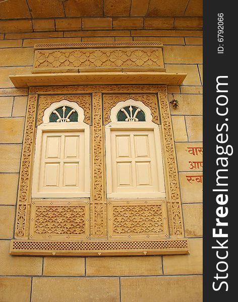 Window In Jaisalmer