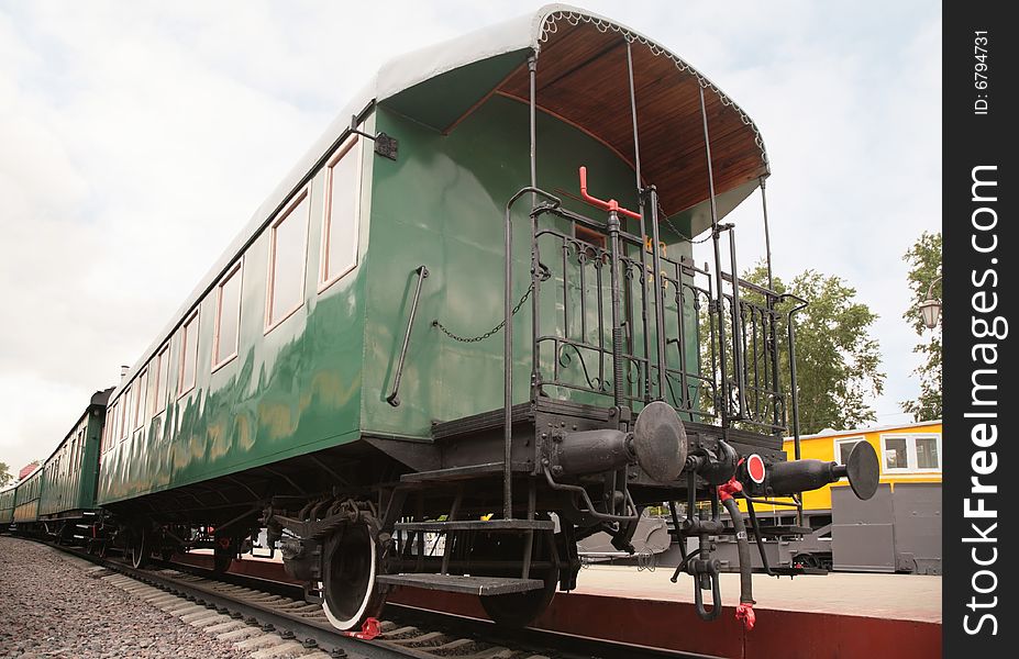 Old railway wagon