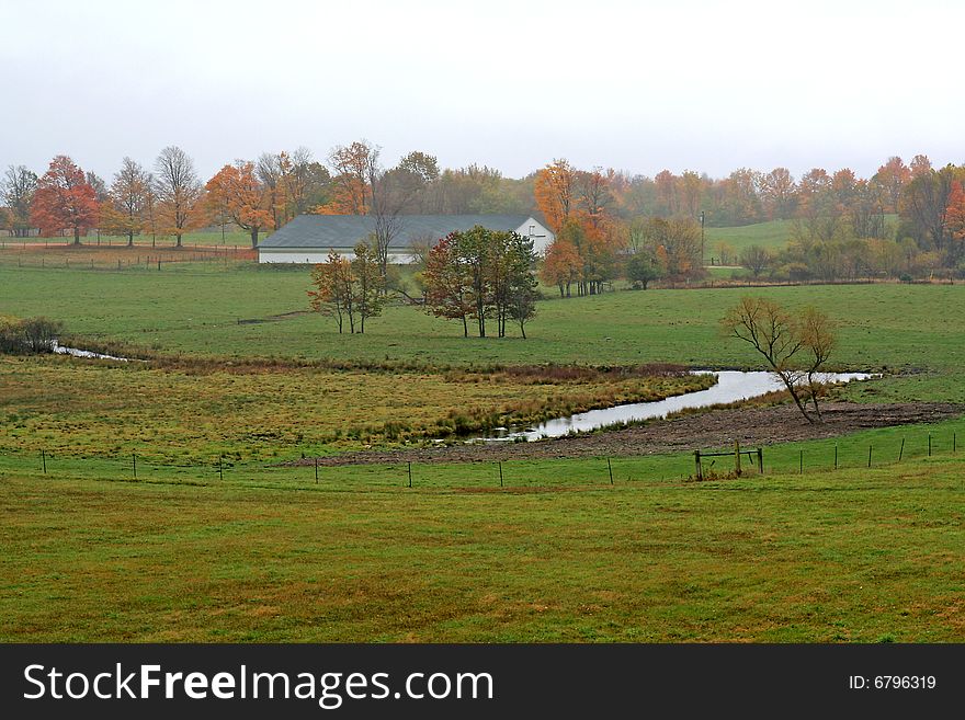 Farmland in Michigan after a rain shower, fall of '08. Farmland in Michigan after a rain shower, fall of '08