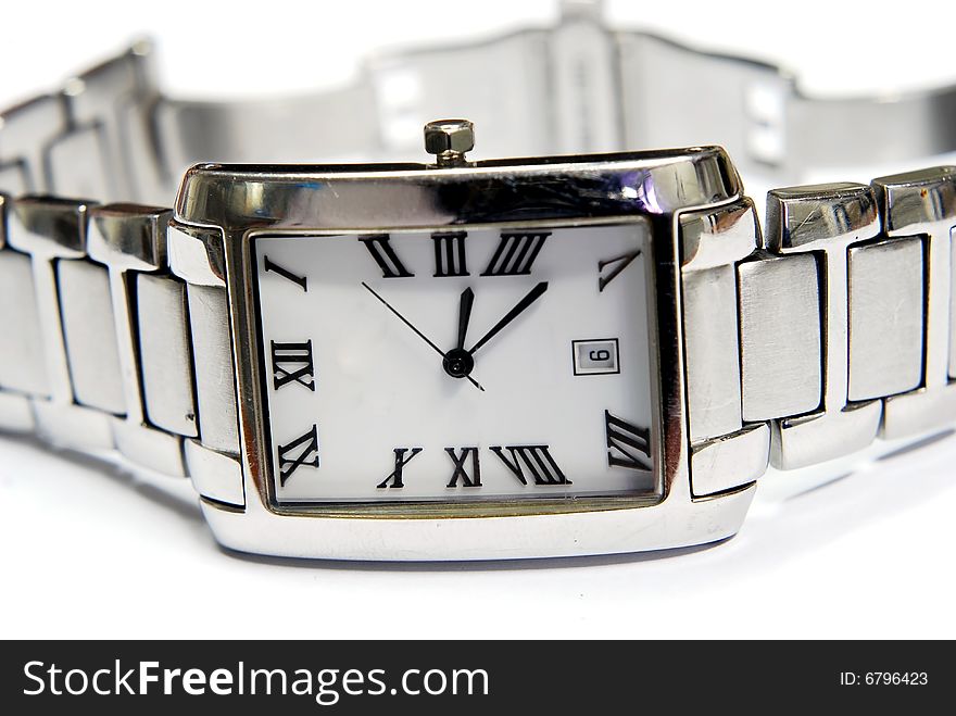 Isolated watch on the white background #