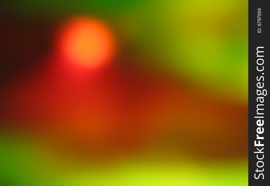 Red and green christmas blur. Red and green christmas blur