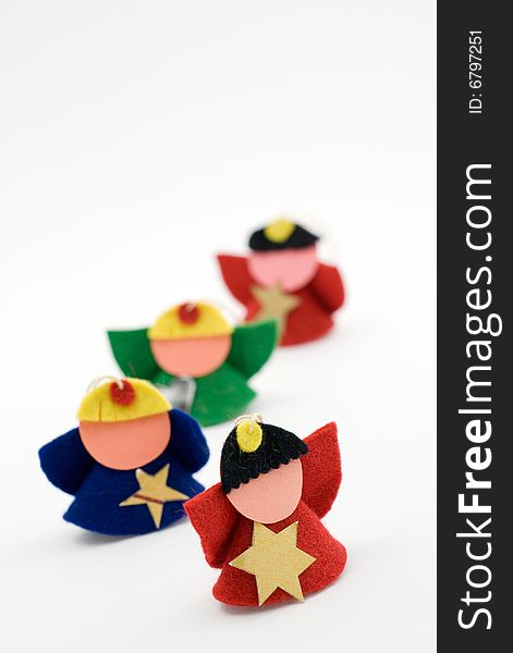 Four Christmas Figurines