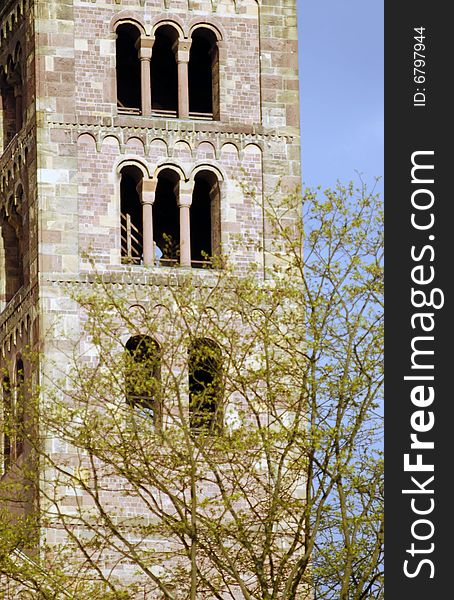 Views of the Speyer Cathedral, UNESCO World heritage site, Rhineland-Palatinate, Germany