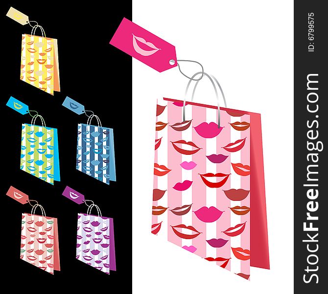 Shopping bags collection for your design