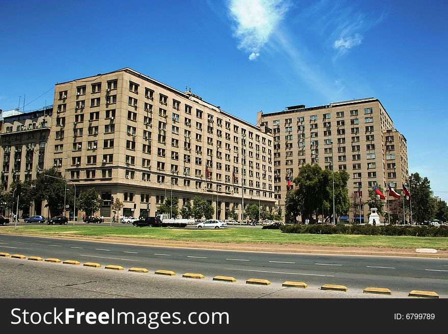 Office buildings in Santiago, Chile. Office buildings in Santiago, Chile