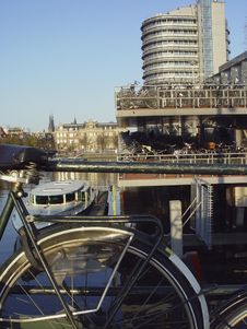 Bicycle Parking From Amsterdam Royalty Free Stock Image Bicycle Parking From Amsterdam Royalty Free Stock Image