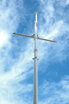 Flag Pole Stock Photo